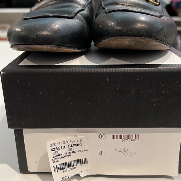 COPY - WOMEN'S PRINCETOWN LEATHER SLIPPER Gucci Size 38 1/2 - Picture 2 of 10